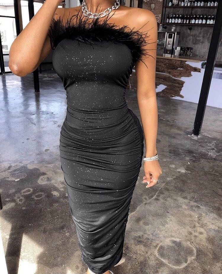 Ivana Black Dress