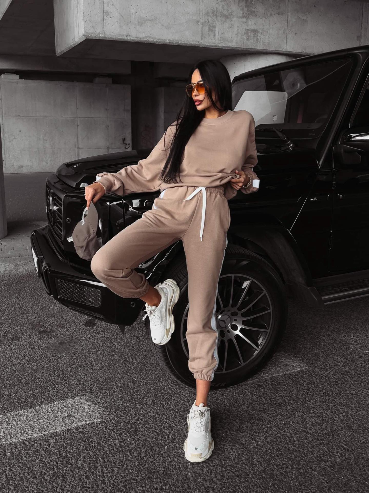 Sibel Beige Tracksuit