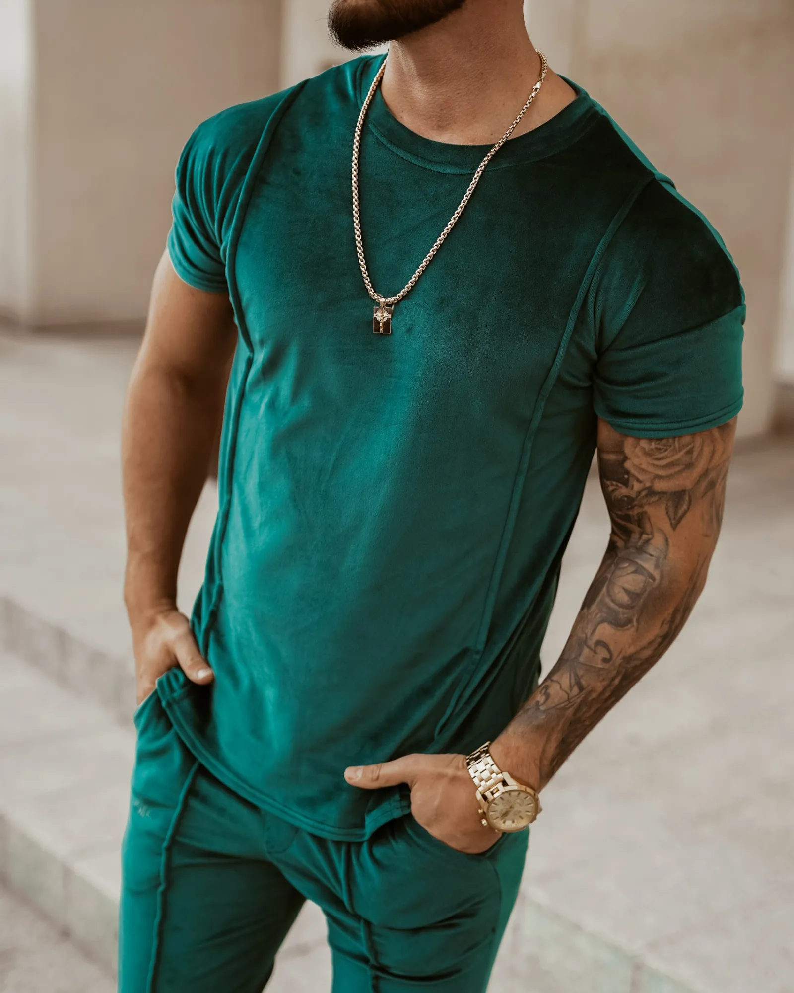 Dark green Andrias Tracksuit