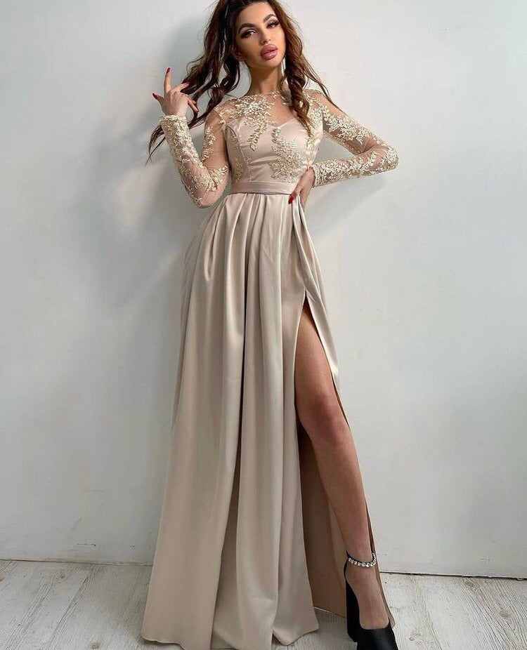 Anastasia Beige Dress