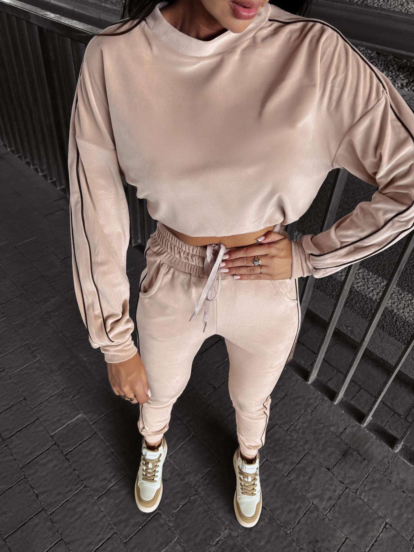 Luka Beige Tracksuit