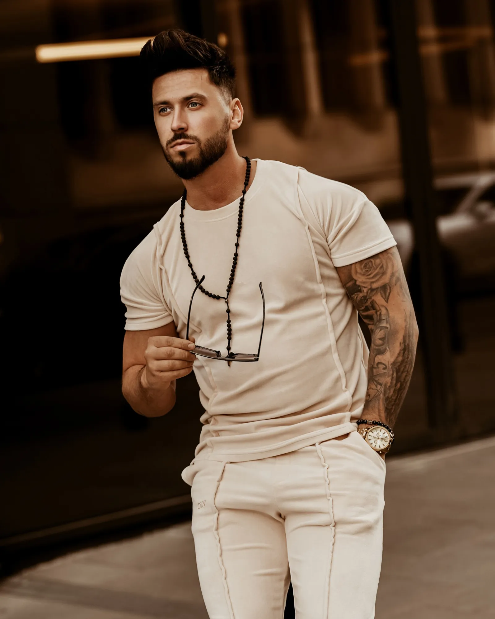 Andrias Beige Tracksuit