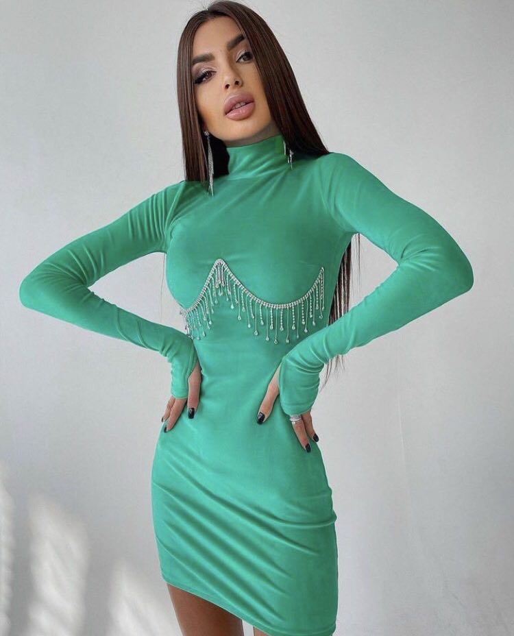 Juliet Green Dress