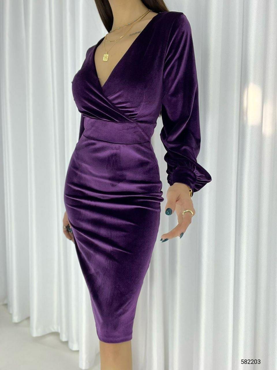 Zofi Violet Dress