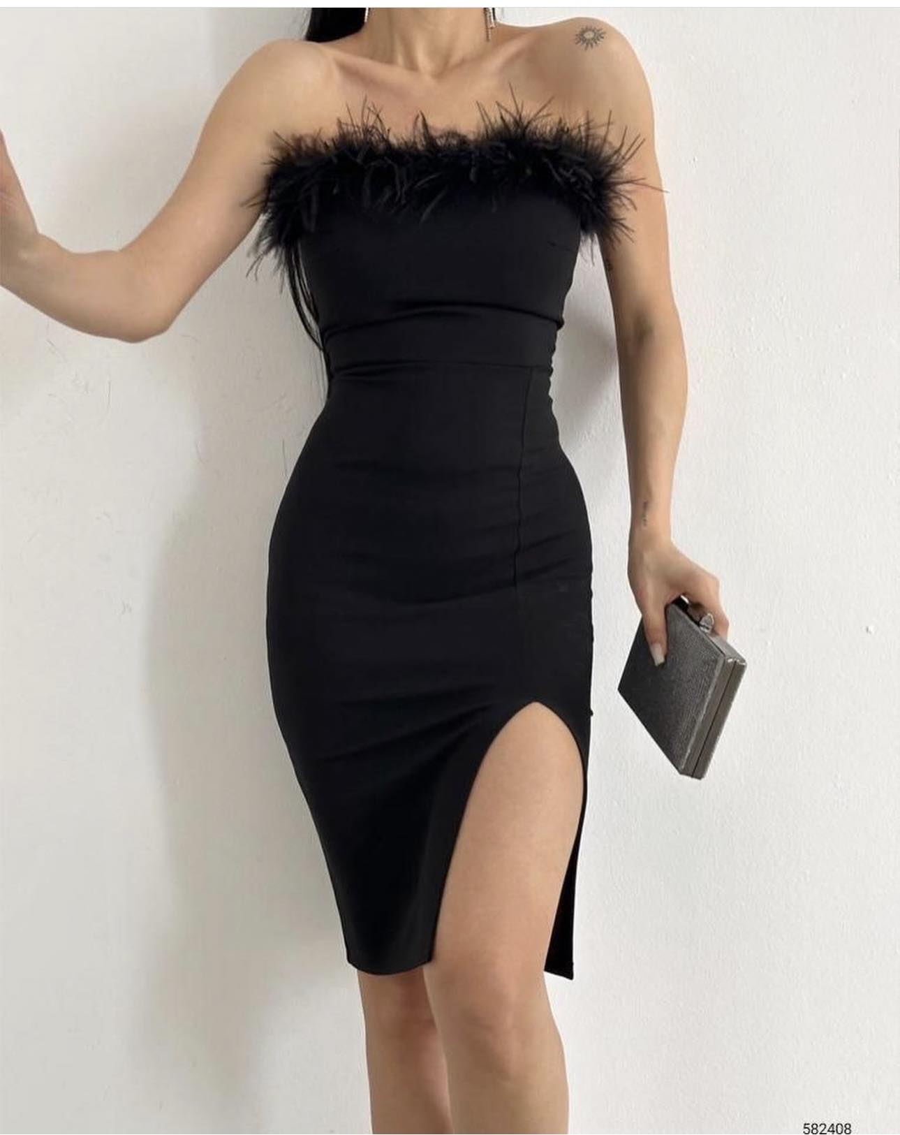 Fimo Black Dress