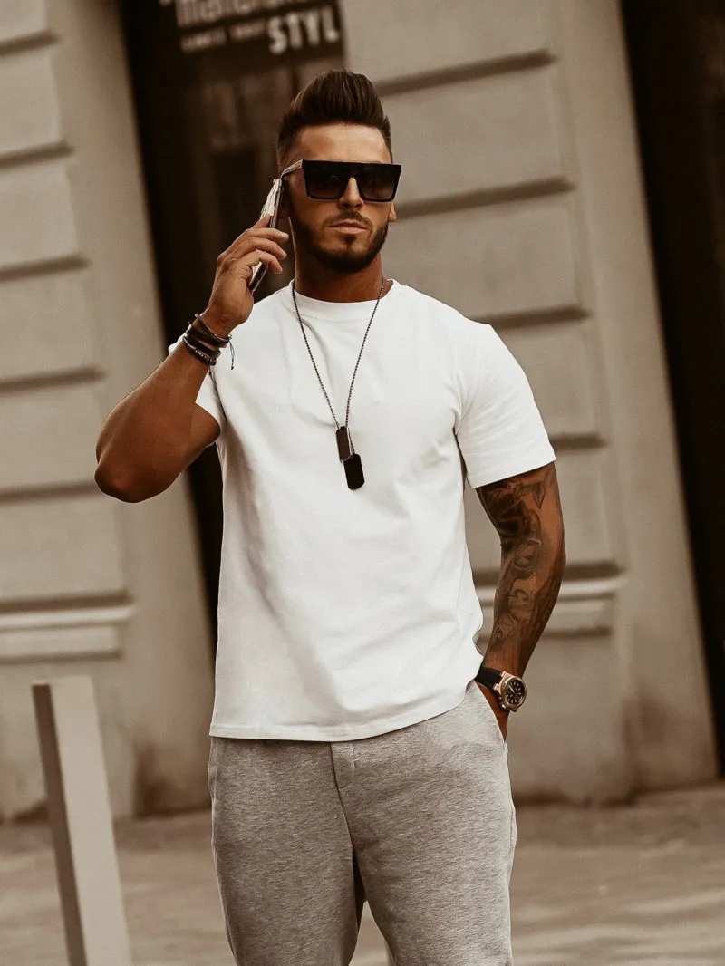 Jakub White & Gray Tracksuit