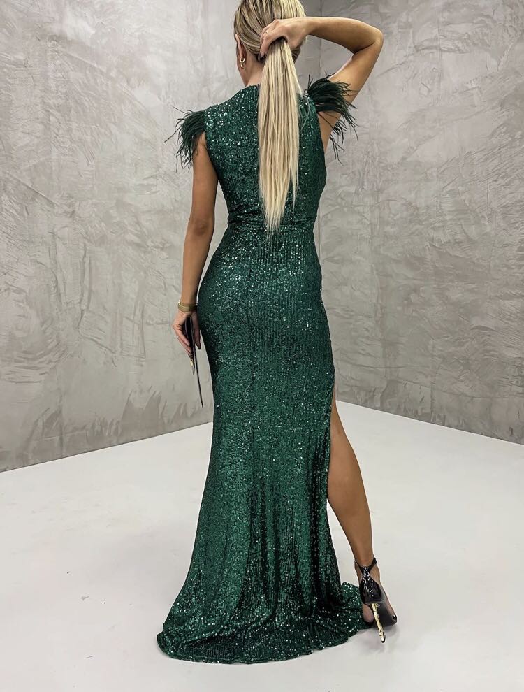 Dark Green Nancy Dress