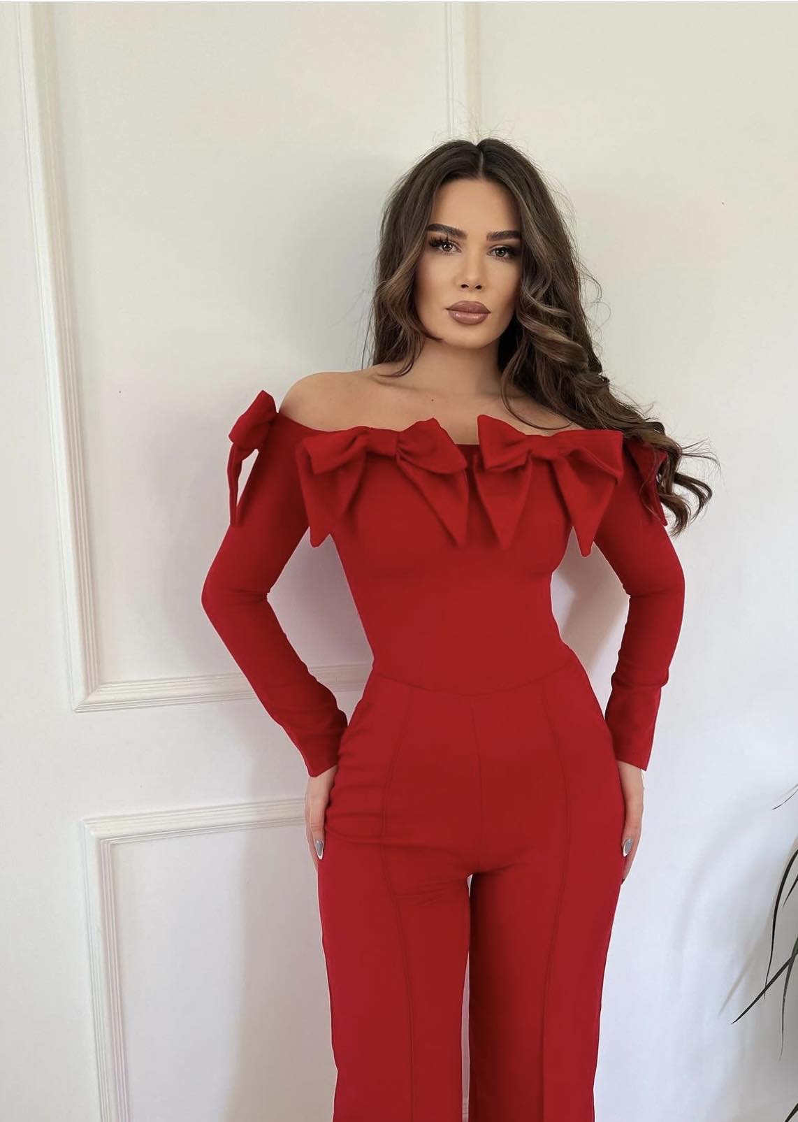 Rima Red Jumpsuit