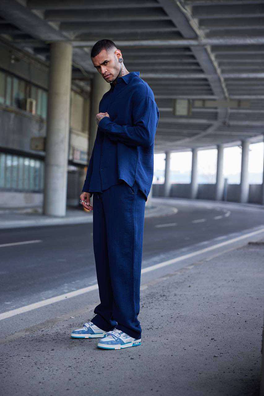 Navy Blue Tasos Set