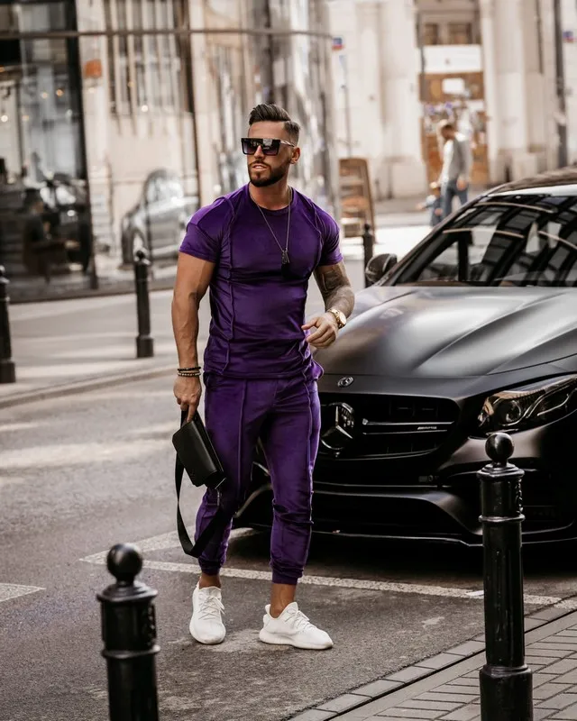 Purple Andrias Tracksuit