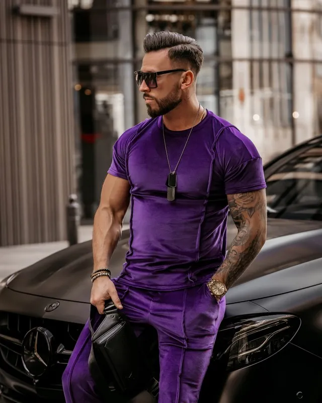 Purple Andrias Tracksuit