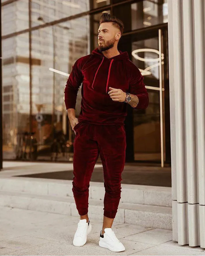 Alan WineRed Tracksuit