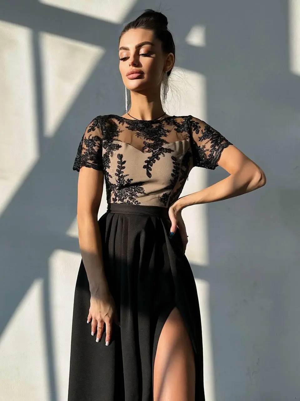 Manda Black Dress