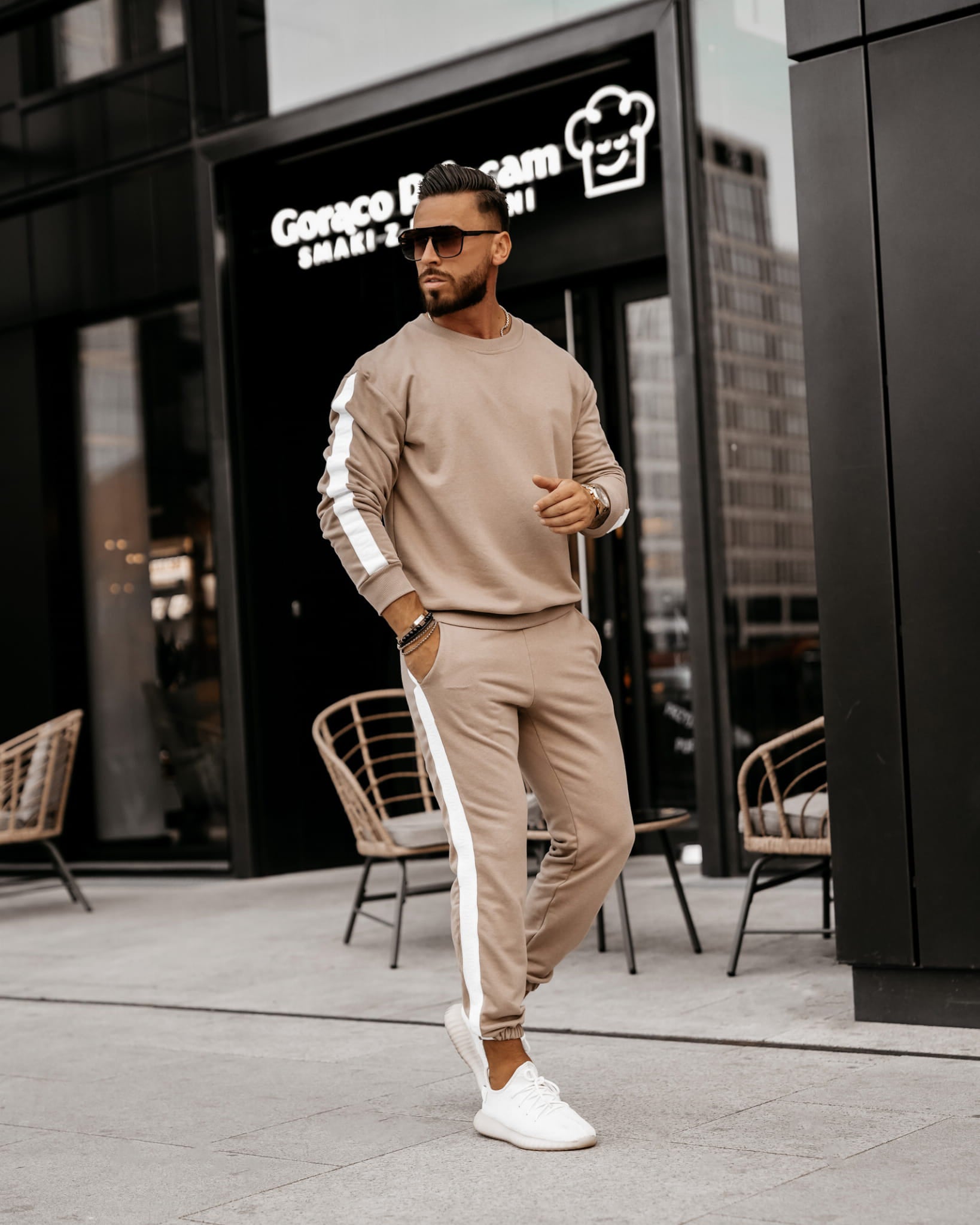 Aliias  Beige Tracksuit