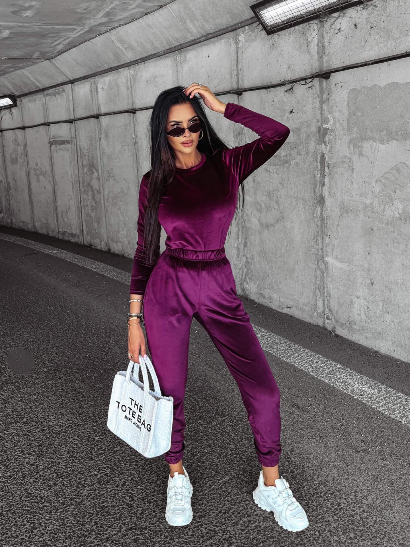 Teodora Purple Tracksuit