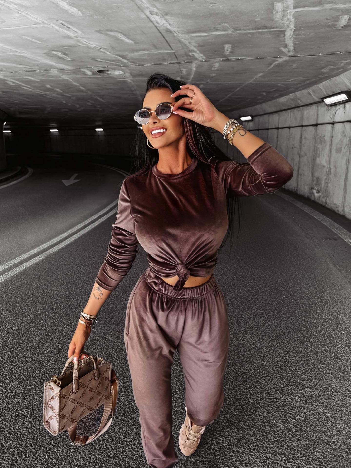 Teodora Brown Tracksuit