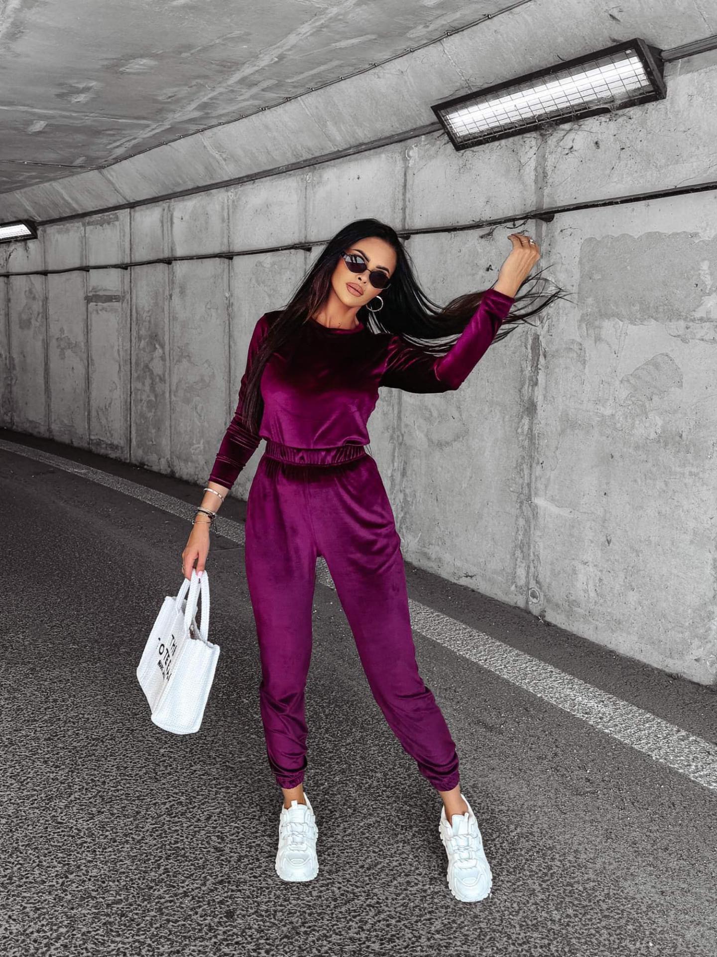 Teodora Purple Tracksuit