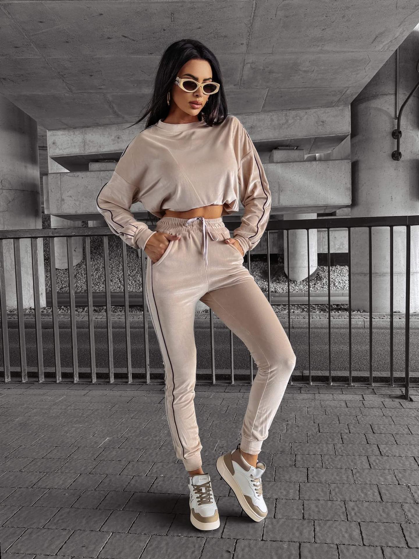 Luka Beige Tracksuit