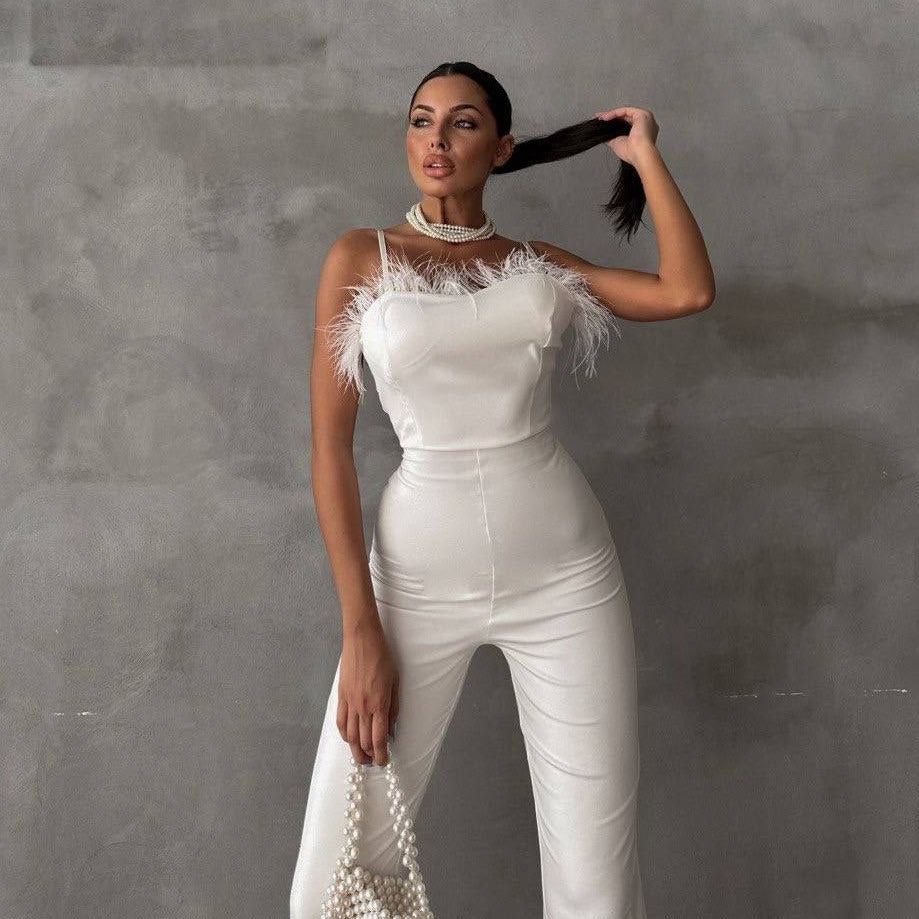 Ula White Jumpsuit