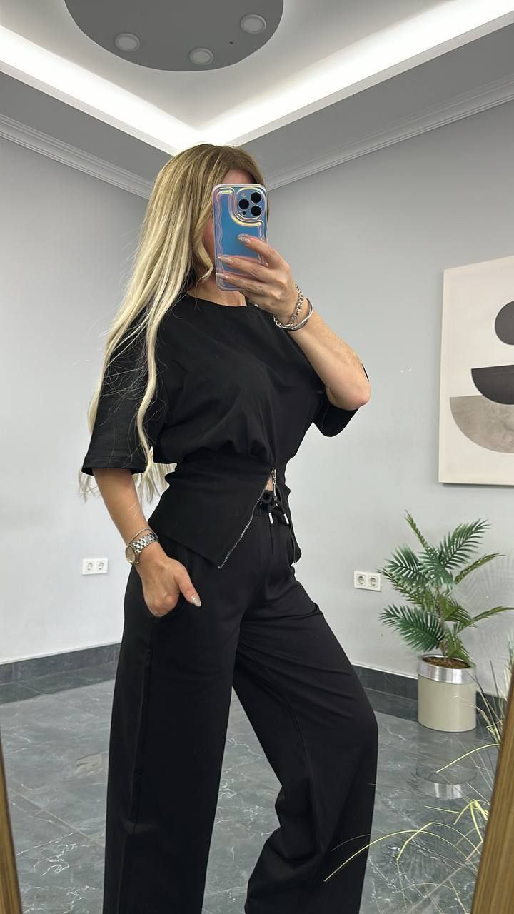 Iris Black Tracksuit