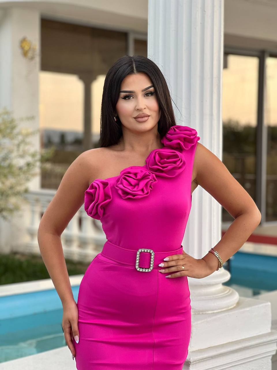 Nala Fuchsia Dress