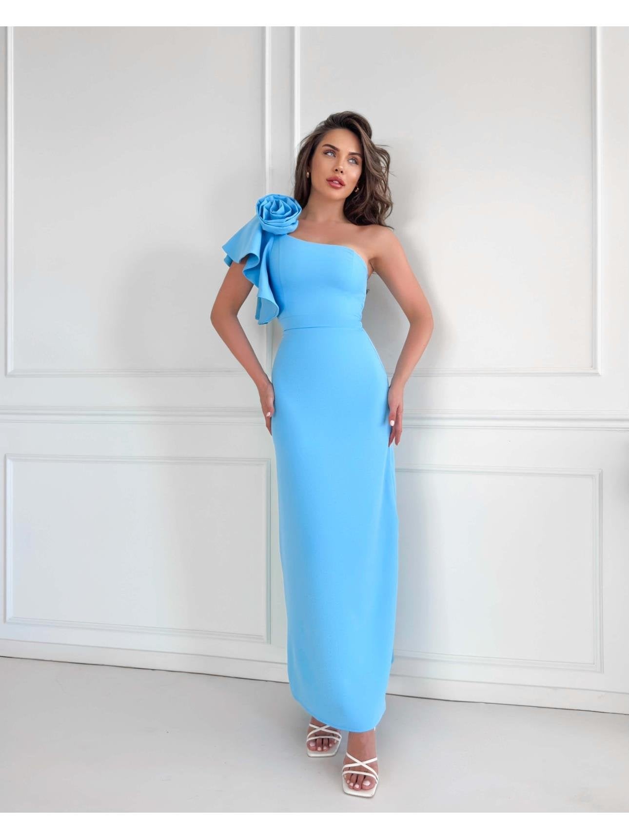 Aysu Blue Dress