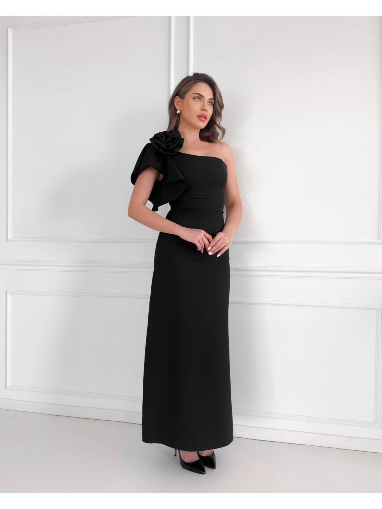 Aysu Black Dress