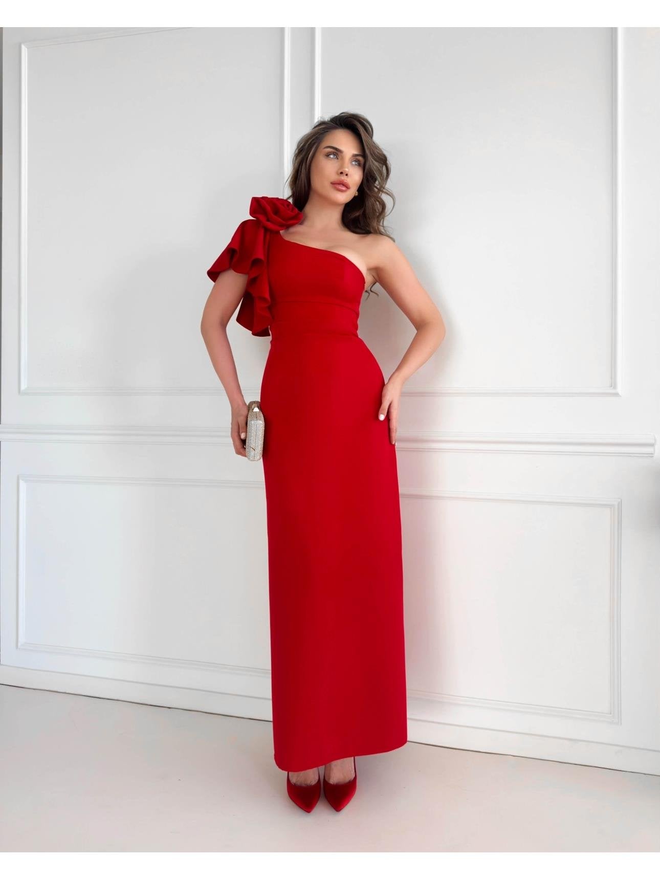 Aysu Red Dress